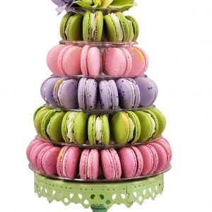 6 Tier Macaron Tower - 70 Macarons, Tower Included