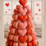 Valentine Macaron tower