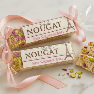 French nougat box of 4