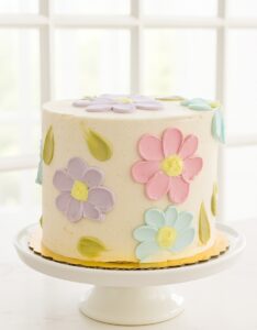 Rustic Garden Bloom Cake