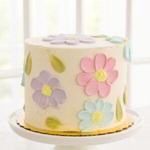 Rustic Garden Bloom Cake