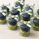 Customized Macaron favors- 12 boxes