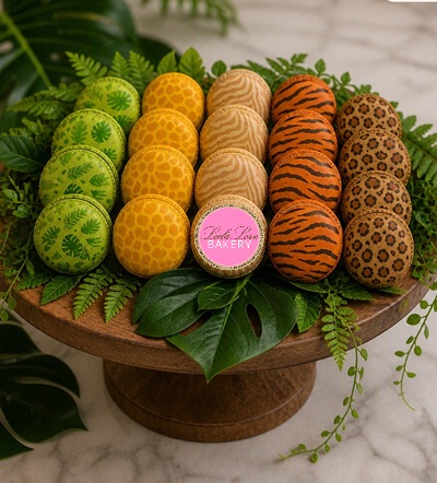 Safari Macarons set of 25